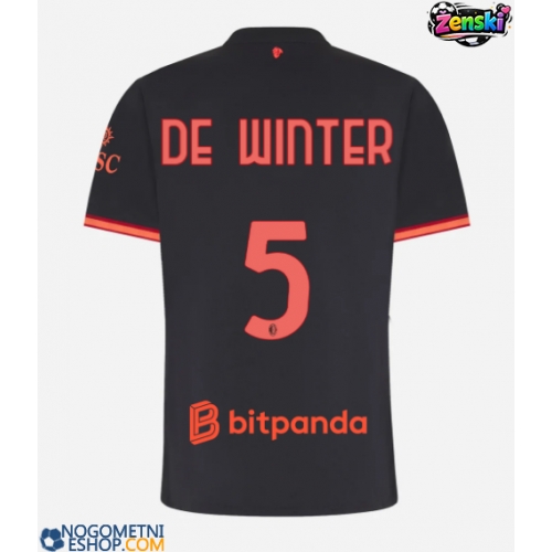 Ženski Nogometni dresi AC Milan Koni De Winter #5 Tretji 2026-27 Kratek Rokav